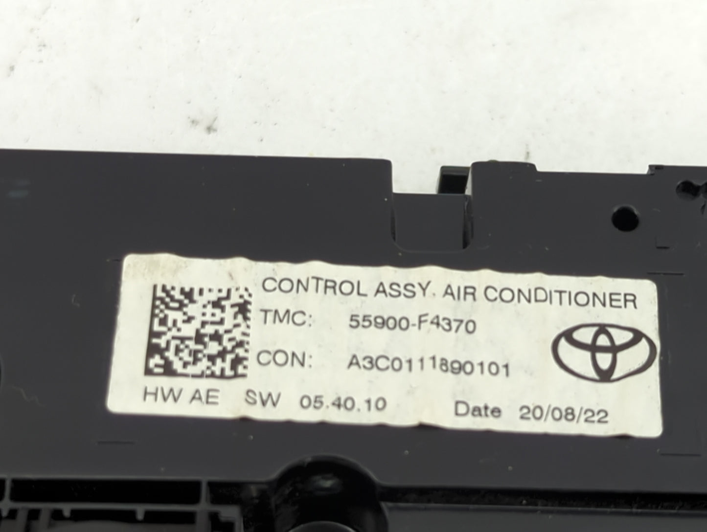 2020-2022 Toyota C-Hr Climate Control Module Temperature AC/Heater Replacement P/N:55900-F4370 PE-TD15 Fits Fits 2020 2021 2