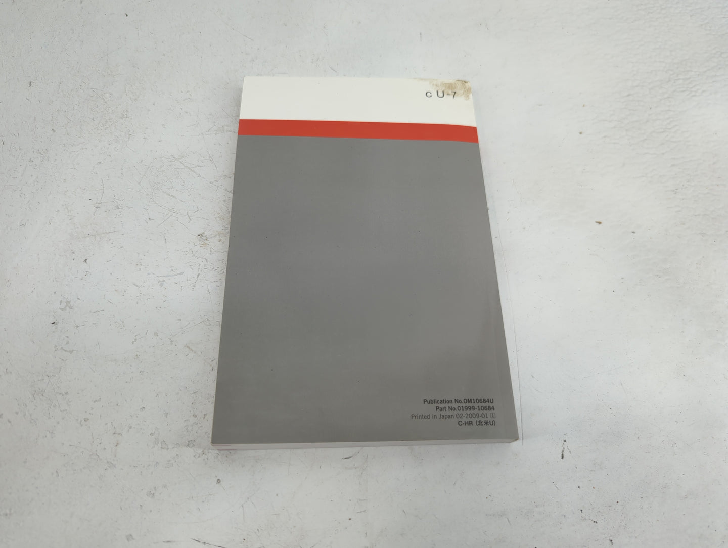 2021 Toyota C-Hr Owners Manual Book Guide P/N:OM10684U 01999-10684 OEM Used Auto Parts - Oemusedautoparts1.com