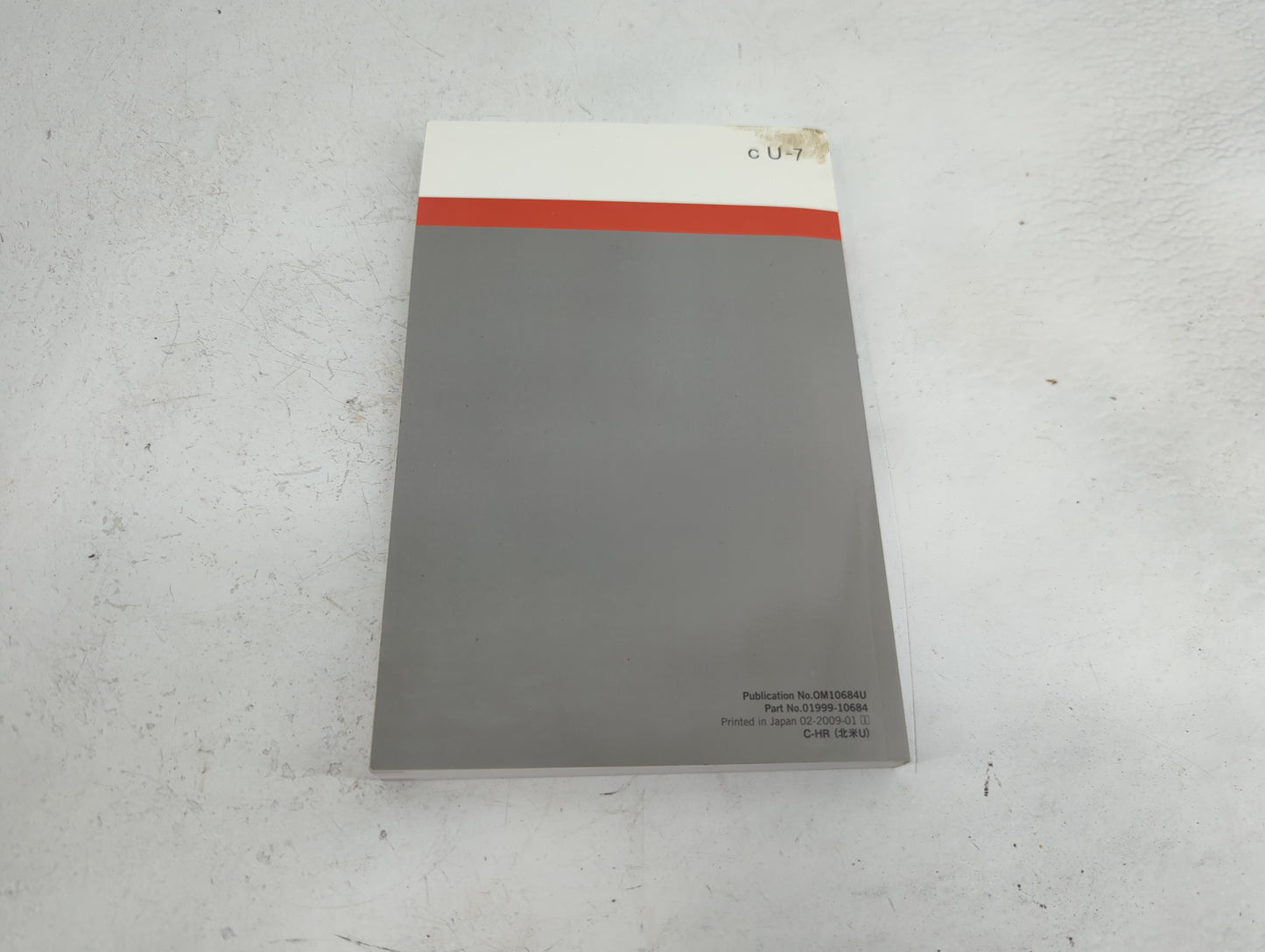 2021 Toyota C-Hr Owners Manual Book Guide P/N:OM10684U 01999-10684 OEM Used Auto Parts - Oemusedautoparts1.com