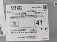 2020-2022 Toyota C-Hr Radio AM FM Cd Player Receiver Replacement P/N:86140-10100 Fits Fits 2020 2021 2022 OEM Used Auto Part