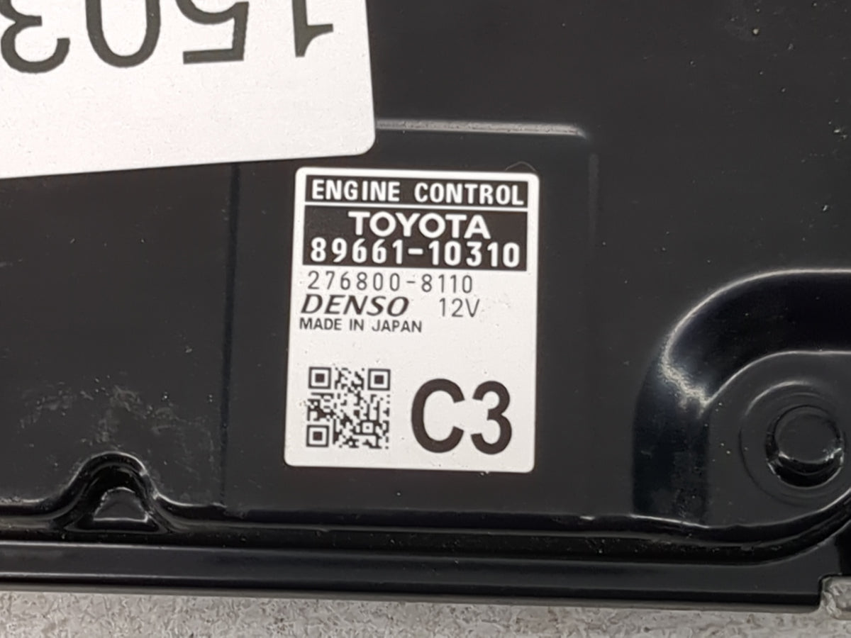 2021-2022 Toyota C-Hr PCM Engine Control Computer ECU ECM PCU OEM P/N:89661-10310 276800-8110 Fits Fits 2021 2022 OEM Used A