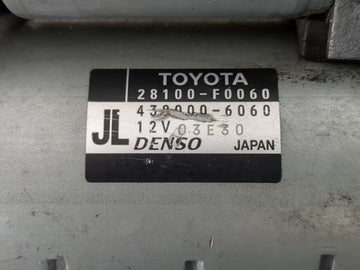 2018-2022 Toyota Camry Car Starter Motor Solenoid OEM P/N:28100-F0060 Fits Fits 2018 2019 2020 2021 2022 OEM Used Auto Parts