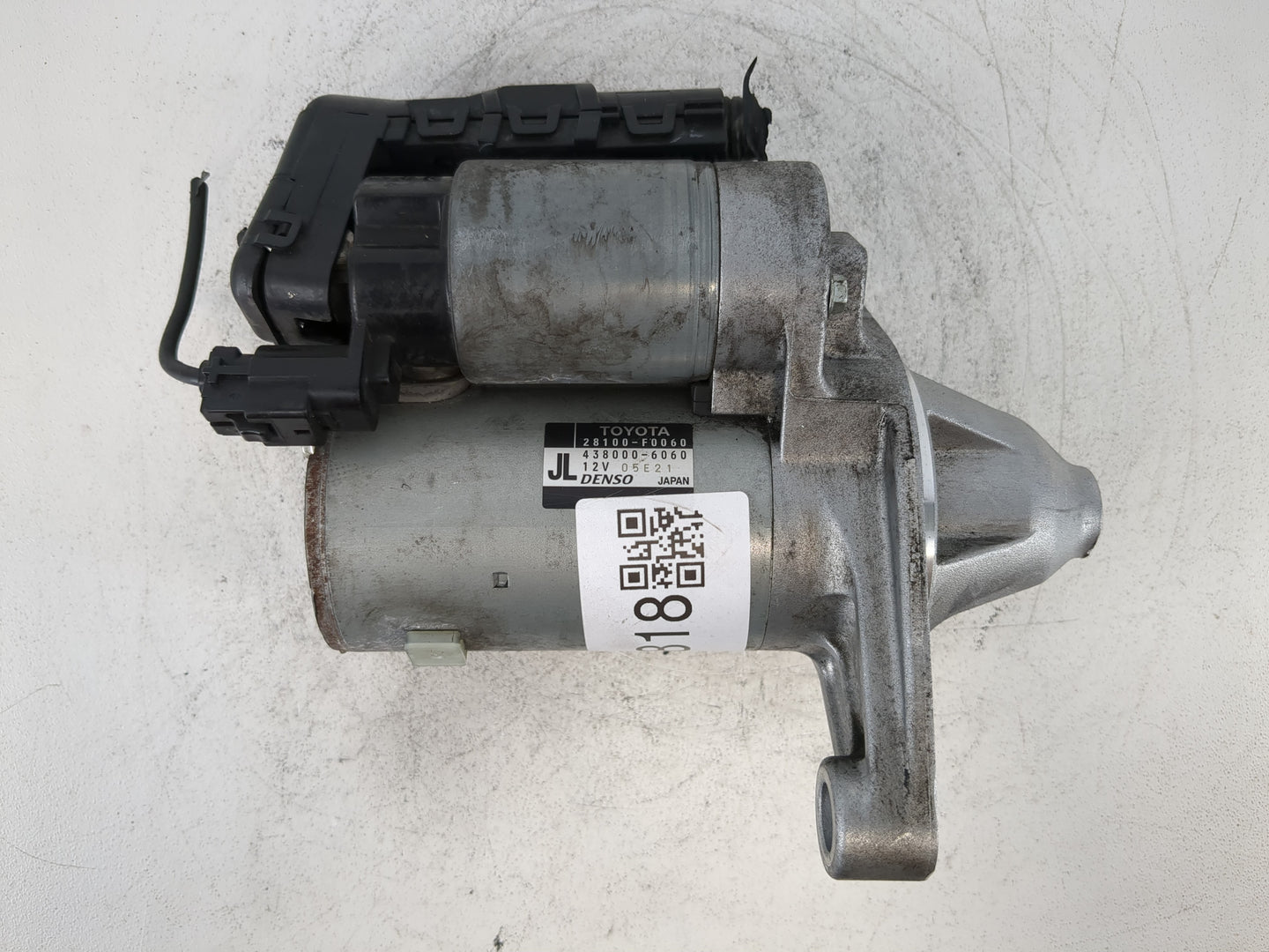 2018-2022 Toyota Camry Car Starter Motor Solenoid OEM P/N:438000-6060 Fits Fits 2018 2019 2020 2021 2022 OEM Used Auto Parts