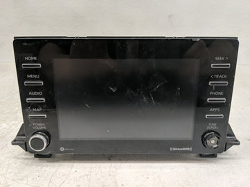 2020-2022 Toyota Camry Radio AM FM Cd Player Receiver Replacement P/N:86140-06D90 Fits Fits 2020 2021 2022 OEM Used Auto Par