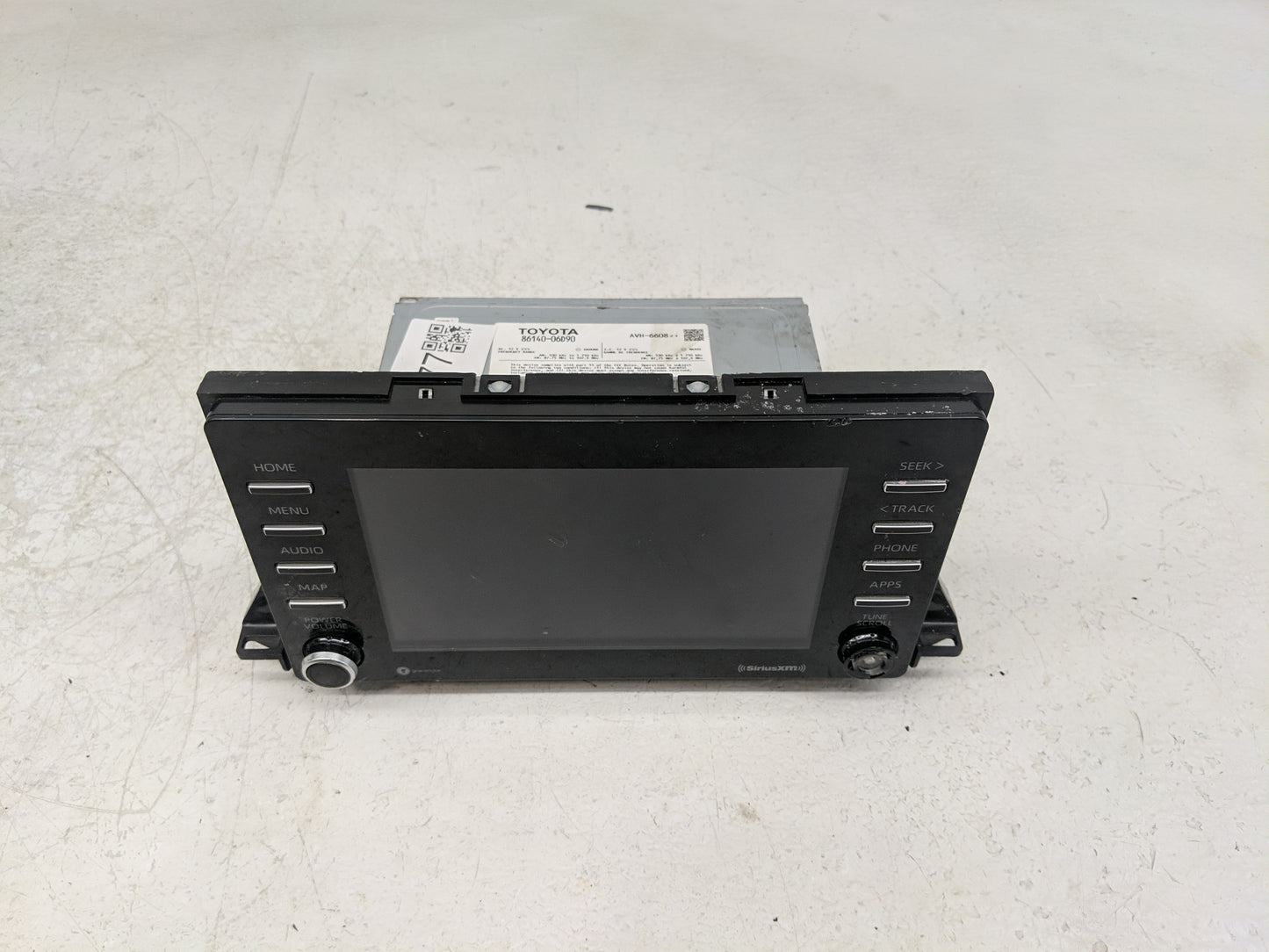 2020-2022 Toyota Camry Radio AM FM Cd Player Receiver Replacement P/N:86140-06D90 Fits Fits 2020 2021 2022 OEM Used Auto Par