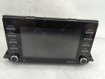 2021-2022 Toyota Camry Radio AM FM Cd Player Receiver Replacement P/N:72203B8J AETM163280US Fits Fits 2021 2022 OEM Used Aut