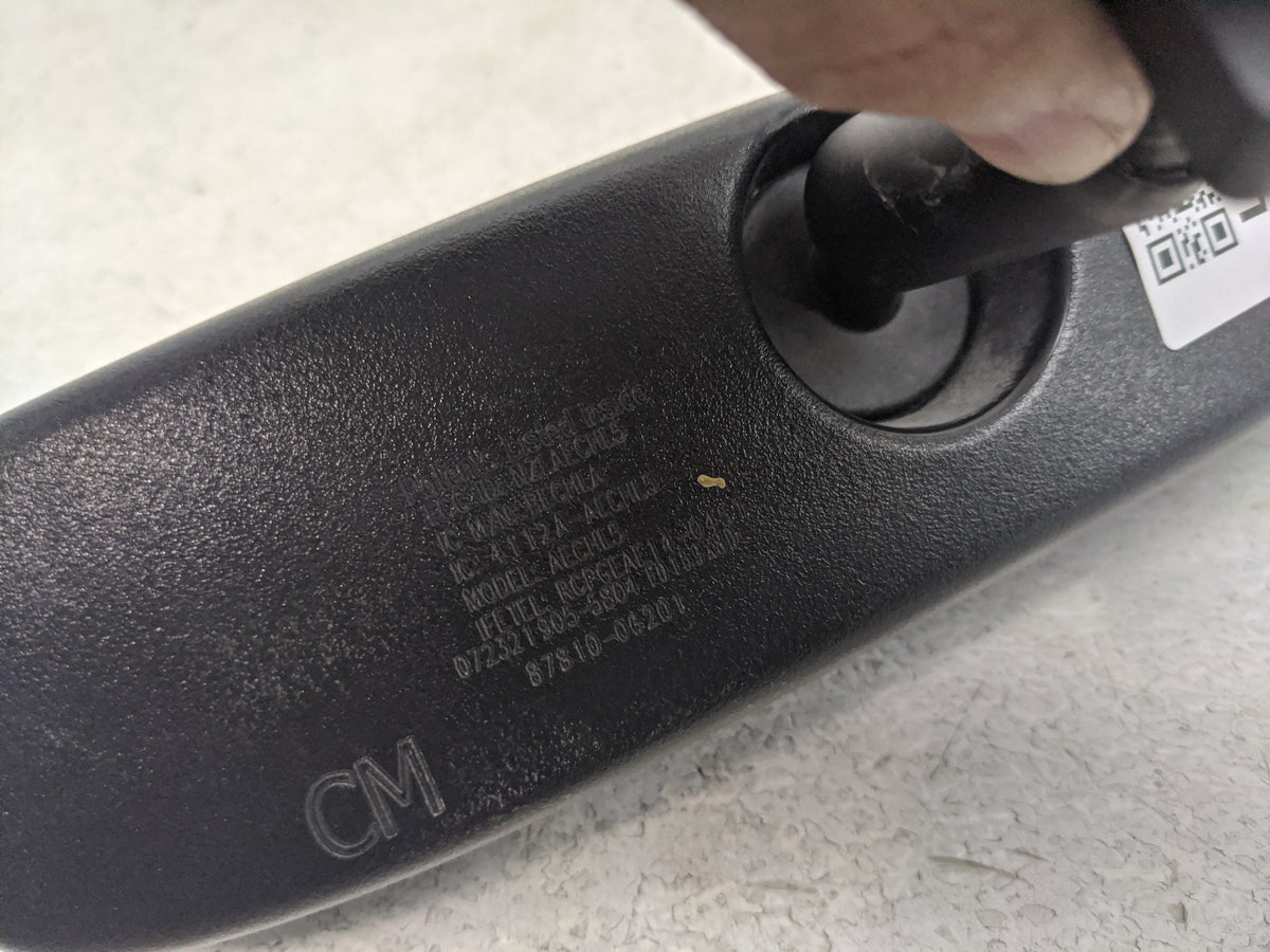 2019-2022 Toyota Camry Interior Rear View Mirror Replacement OEM P/N:87810-06201 ALCHL5 Fits Fits 2019 2020 2021 2022 OEM Us