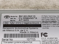 2021-2022 Toyota Camry Radio AM FM Cd Player Receiver Replacement P/N:86140-06E10 CV-RS8AN0*X, AT1603 Fits Fits 2021 2022 OE