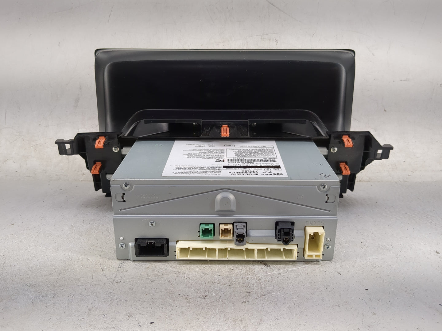 2021-2022 Toyota Camry Radio AM FM Cd Player Receiver Replacement P/N:86140-06E10 CV-RS8AN0*X, AT1603 Fits Fits 2021 2022 OE