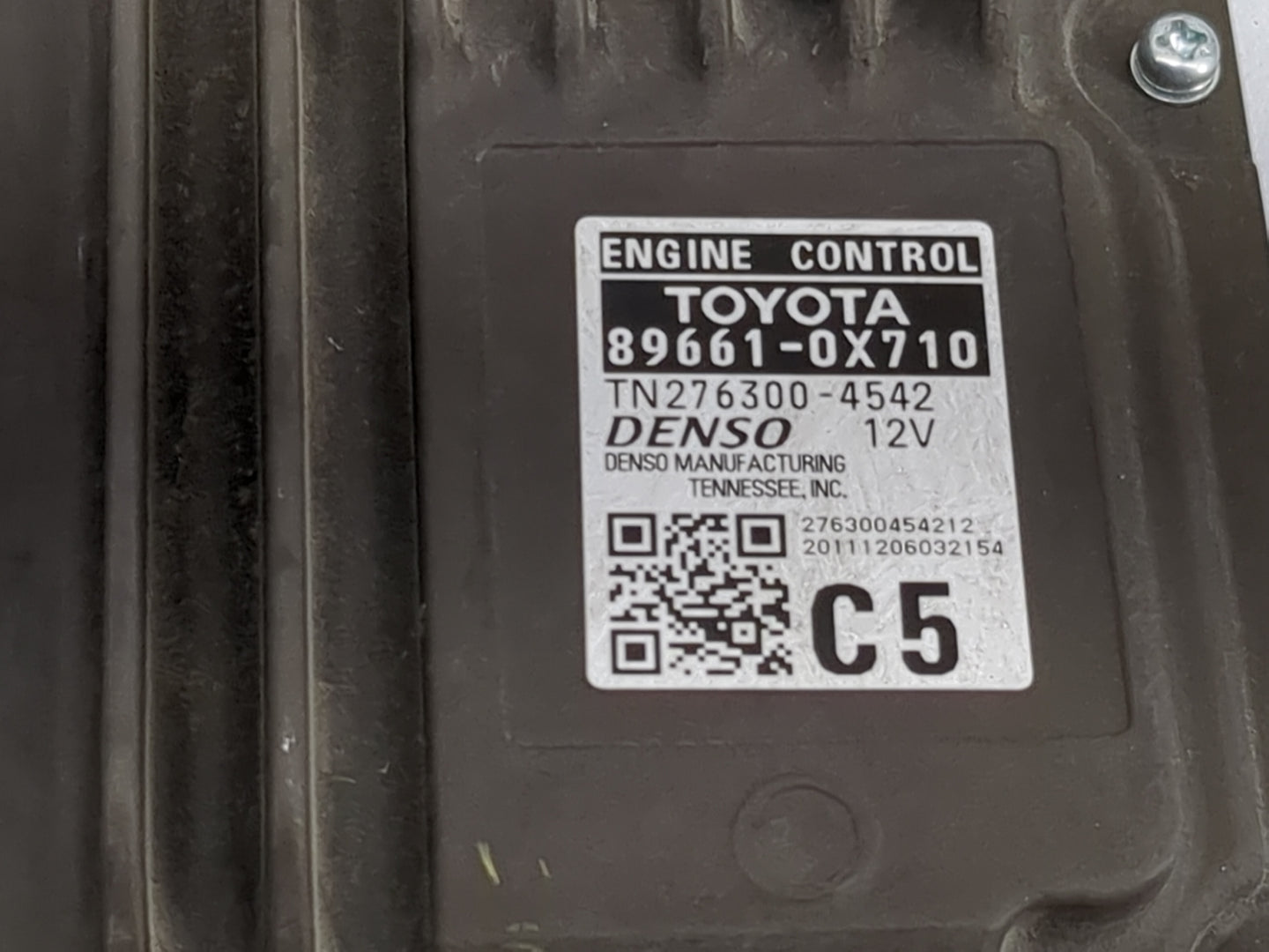 2020-2022 Toyota Camry PCM Engine Control Computer ECU ECM PCU OEM P/N:89661-0X710 TN276300-4542 Fits Fits 2020 2021 2022 OE