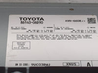 2020-2022 Toyota Camry Radio AM FM Cd Player Receiver Replacement P/N:86140-06D90 AVH-6608ZT, D172G Fits Fits 2020 2021 2022