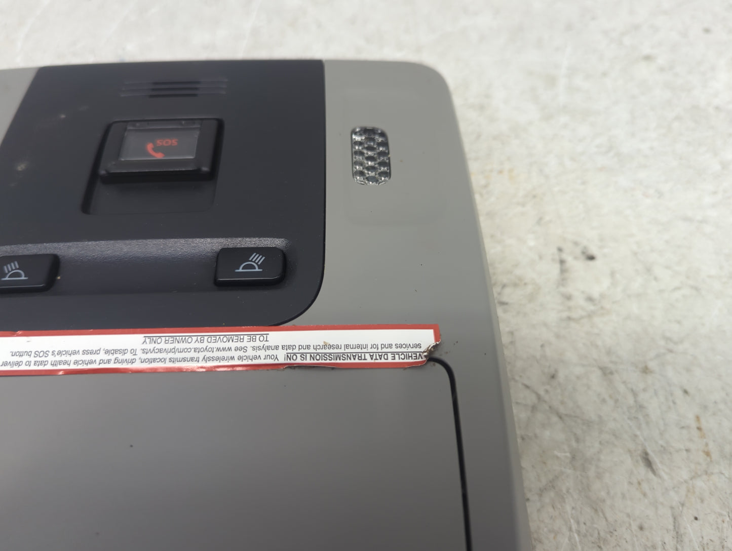 2021-2022 Toyota Camry Overhead Console W/rear Climate Control Gray 1482734 - Oemusedautoparts1.com