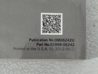 2021 Toyota Camry Owners Manual Book Guide OEM Used Auto Parts - Oemusedautoparts1.com