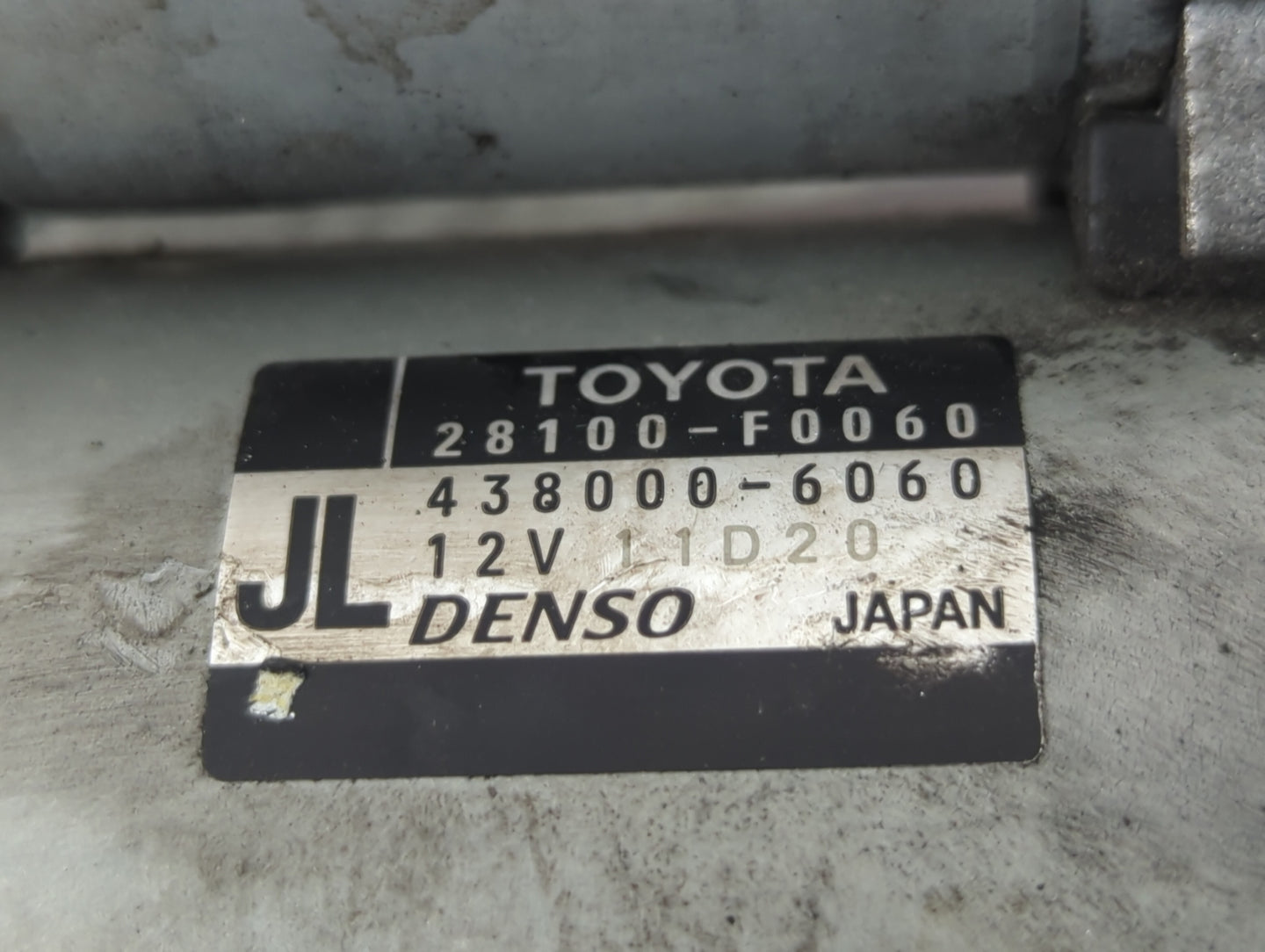 2018-2022 Toyota Camry Car Starter Motor Solenoid OEM P/N:438000-6060 28100-F0060 Fits Fits 2018 2019 2020 2021 2022 OEM Use