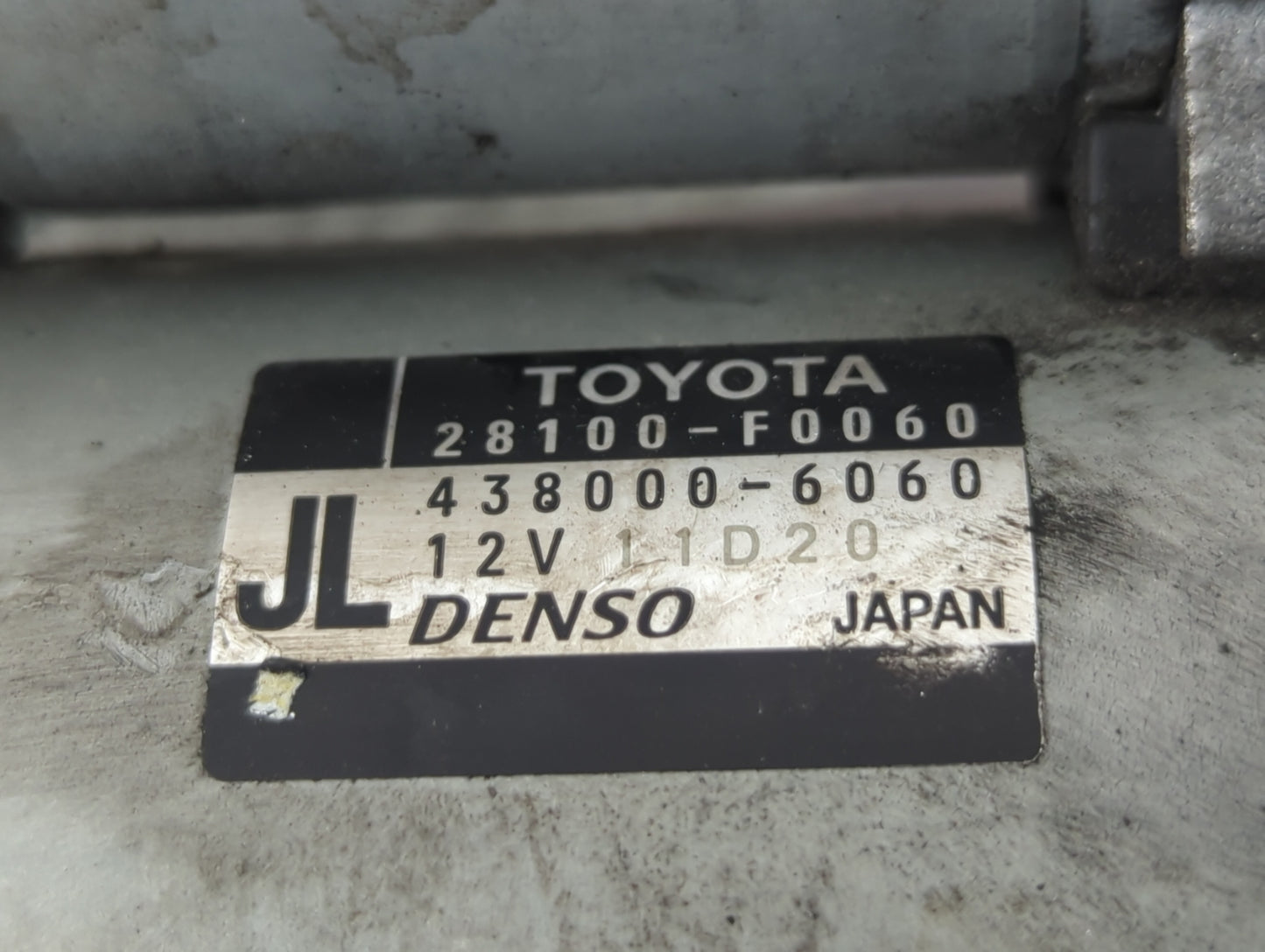 2018-2022 Toyota Camry Car Starter Motor Solenoid OEM P/N:438000-6060 28100-F0060 Fits Fits 2018 2019 2020 2021 2022 OEM Use