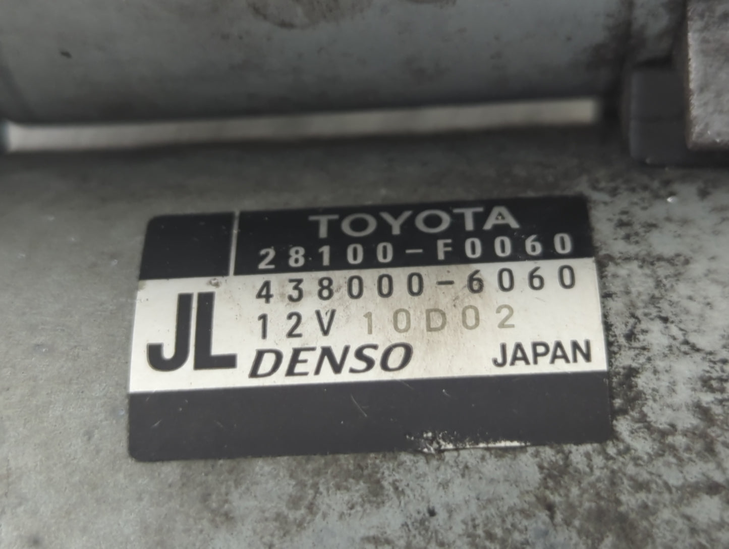 2018-2022 Toyota Camry Car Starter Motor Solenoid OEM P/N:28100-F0060 438000-6060 Fits Fits 2018 2019 2020 2021 2022 OEM Use