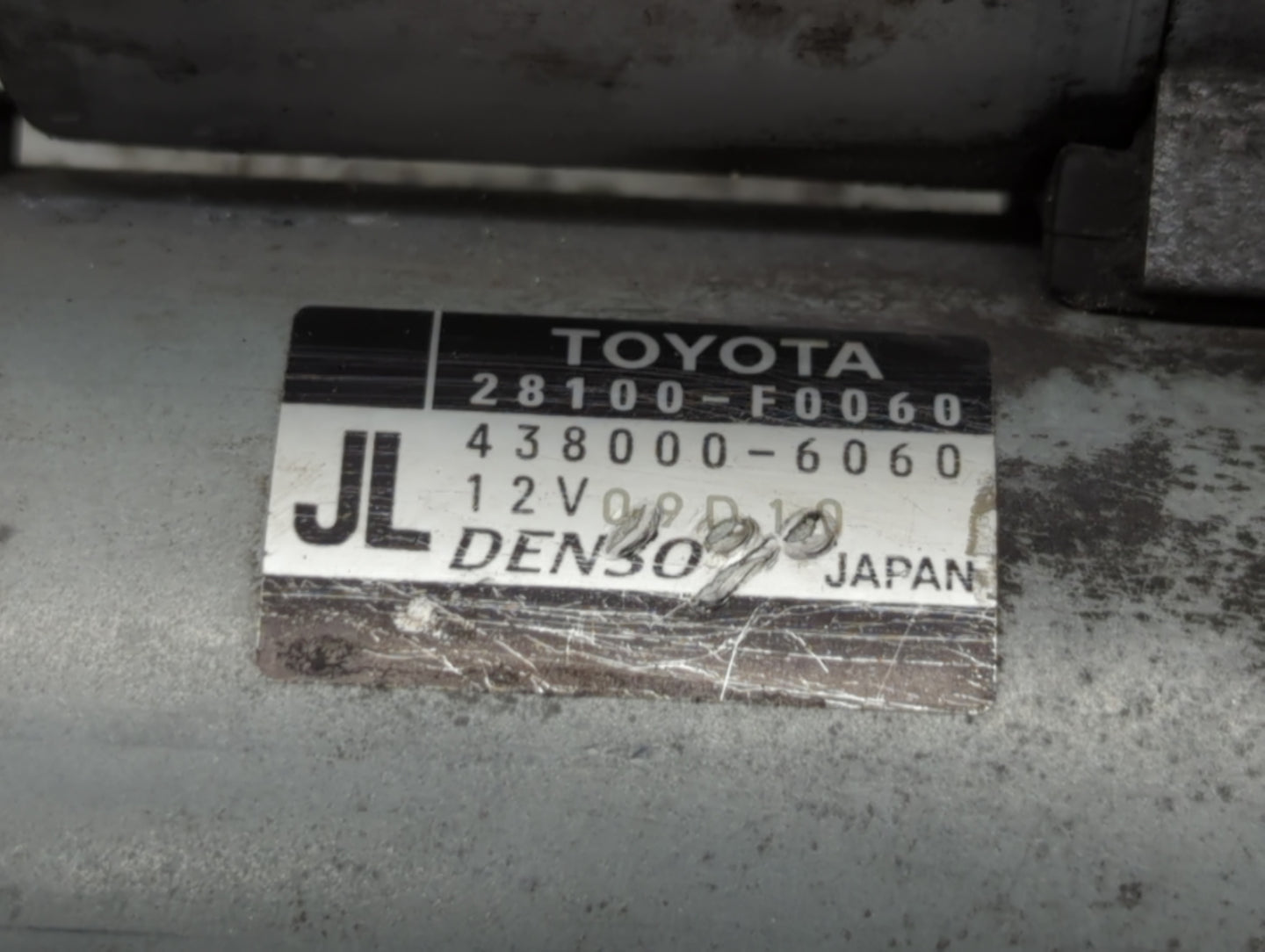 2018-2022 Toyota Camry Car Starter Motor Solenoid OEM P/N:28100-F0060 438000-6060 Fits Fits 2018 2019 2020 2021 2022 OEM Use