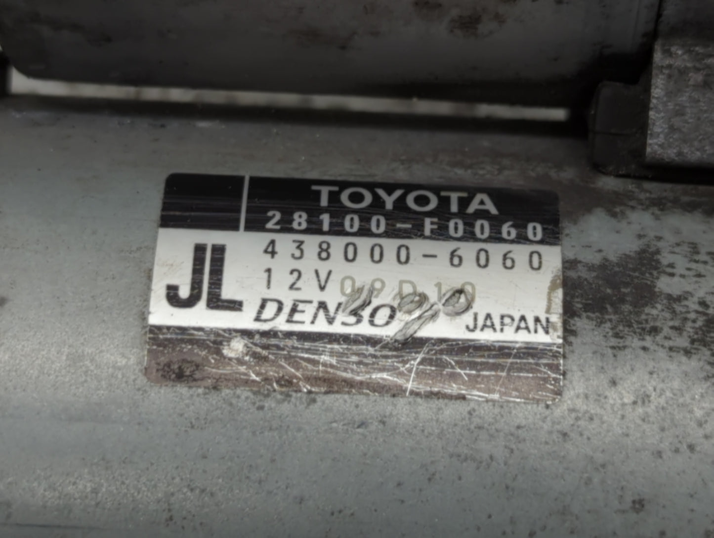 2018-2022 Toyota Camry Car Starter Motor Solenoid OEM P/N:28100-F0060 438000-6060 Fits Fits 2018 2019 2020 2021 2022 OEM Use