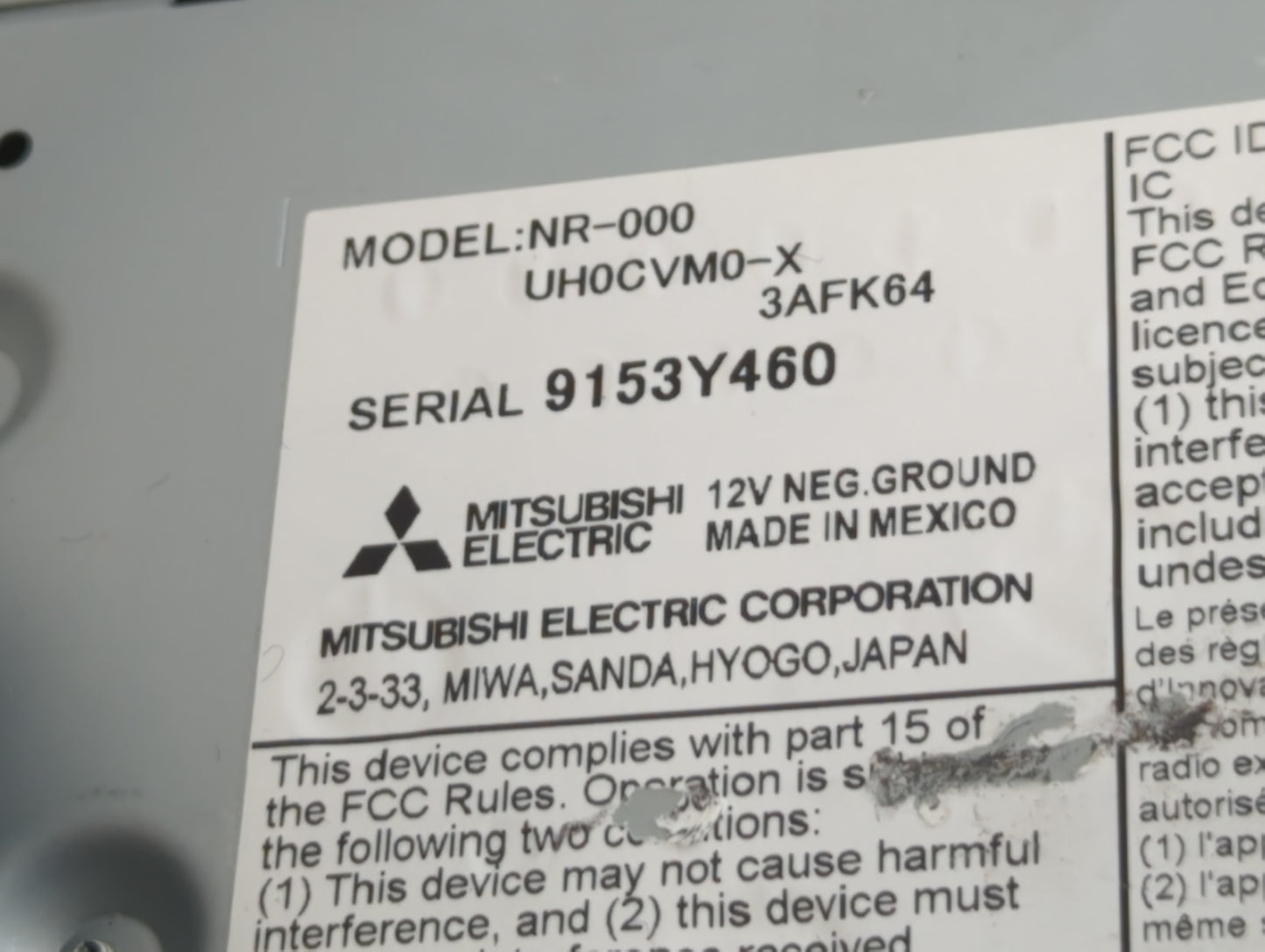 2021 Toyota Camry Radio AM FM Cd Player Receiver Replacement P/N:9153Y460 Fits OEM Used Auto Parts - Oemusedautoparts1.com
