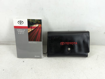 2021 Toyota Corolla Owners Manual Book Guide P/N:01999-12N83 OEM Used Auto Parts - Oemusedautoparts1.com