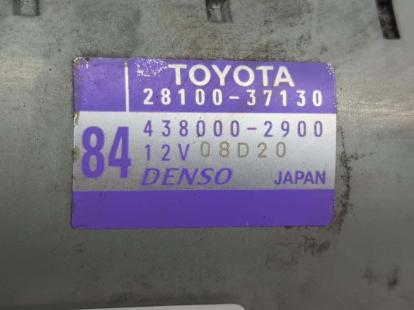 2015-2022 Toyota Corolla Car Starter Motor Solenoid OEM P/N:438000-2900 28100-37130 Fits OEM Used Auto Parts - Oemusedautopa