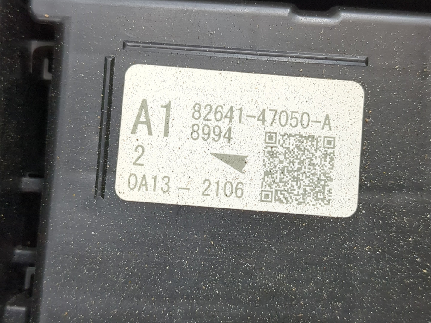 2020-2022 Toyota Corolla Fusebox Fuse Box Panel Relay Module P/N:82641-47050 Fits Fits 2020 2021 2022 OEM Used Auto Parts - 
