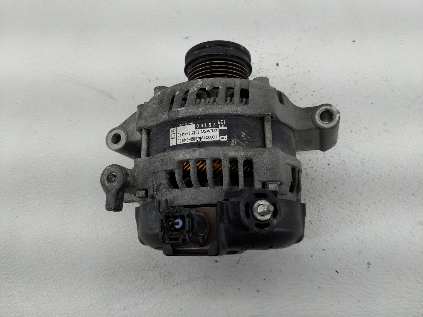 2019-2022 Toyota Corolla Alternator Replacement Generator Charging Assembly Engine OEM P/N:104211-4420 27060-24030 Fits OEM 