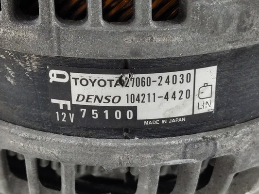 2019-2022 Toyota Corolla Alternator Replacement Generator Charging Assembly Engine OEM P/N:104211-4420 27060-24030 Fits OEM Used Auto Parts