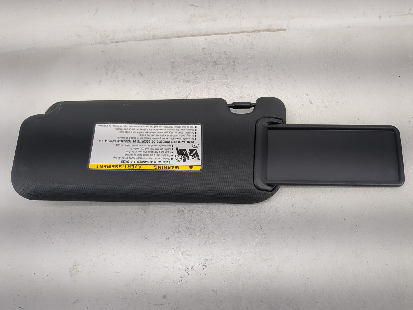 2019-2022 Toyota Corolla Sun Visor Shade Replacement Passenger Right Mirror Fits Fits 2019 2020 2021 2022 OEM Used Auto Part