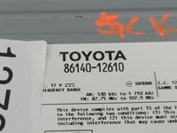 2021 Toyota Corolla Radio AM FM Cd Player Receiver Replacement P/N:86140-12610 Fits OEM Used Auto Parts - Oemusedautoparts1.
