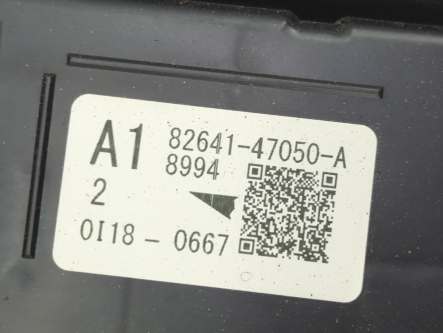 2020-2022 Toyota Corolla Fusebox Fuse Box Panel Relay Module P/N:82641-47050-A Fits Fits 2020 2021 2022 OEM Used Auto Parts 