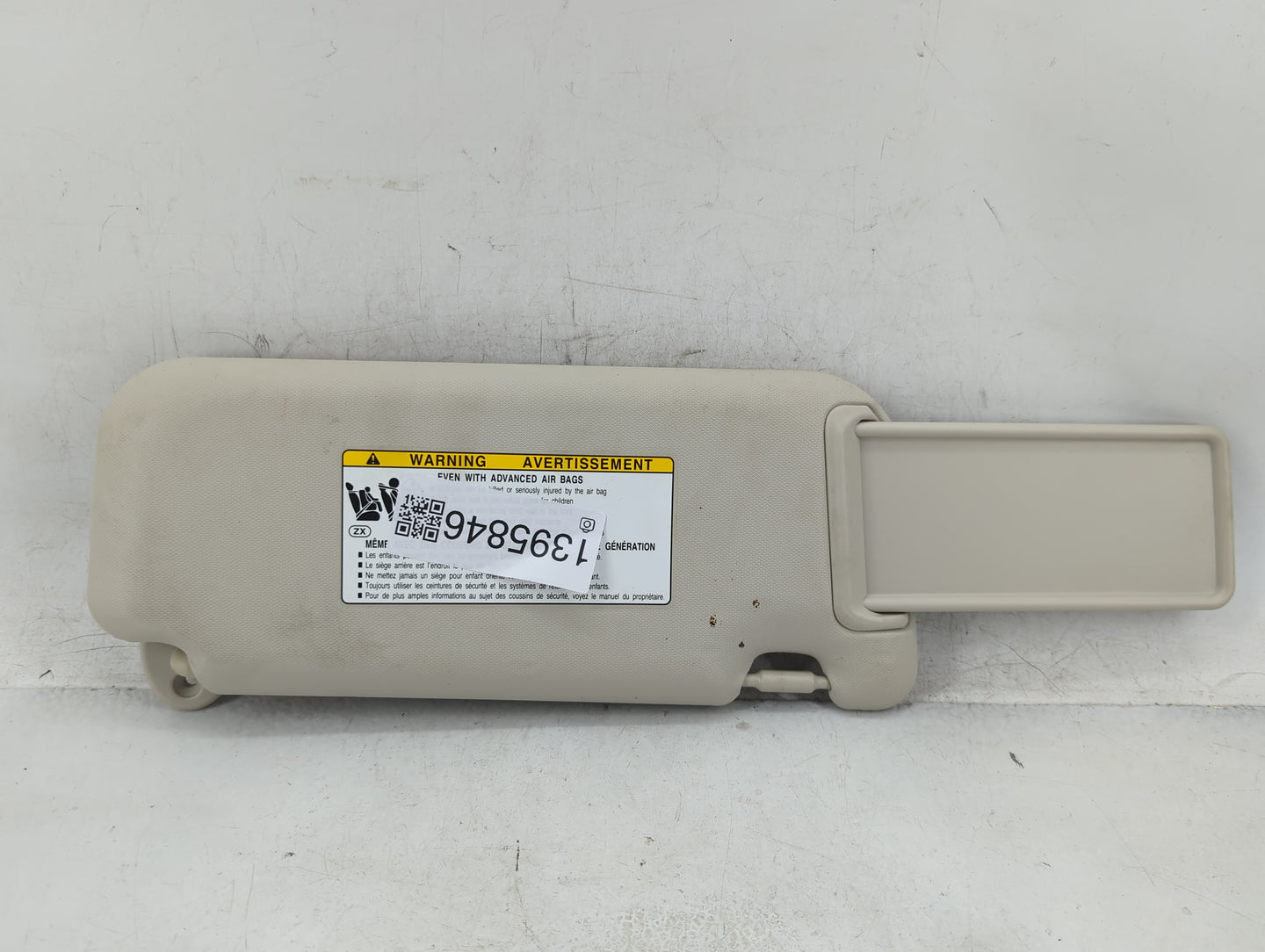 2019-2022 Toyota Corolla Sun Visor Shade Replacement Driver Left Mirror Fits Fits 2019 2020 2021 2022 OEM Used Auto Parts - 