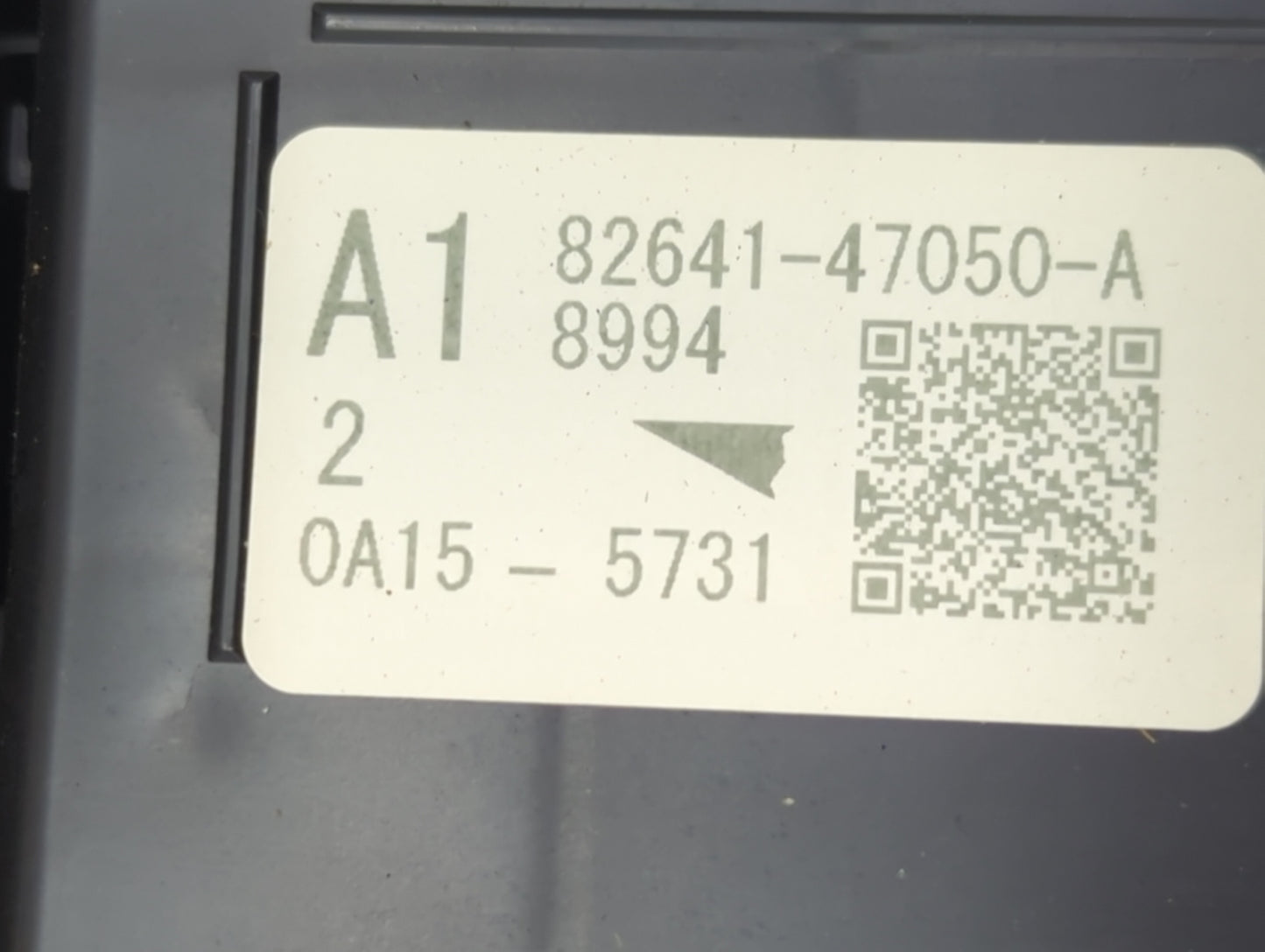 2020-2022 Toyota Corolla Fusebox Fuse Box Panel Relay Module P/N:82641-47050-A Fits Fits 2020 2021 2022 OEM Used Auto Parts 
