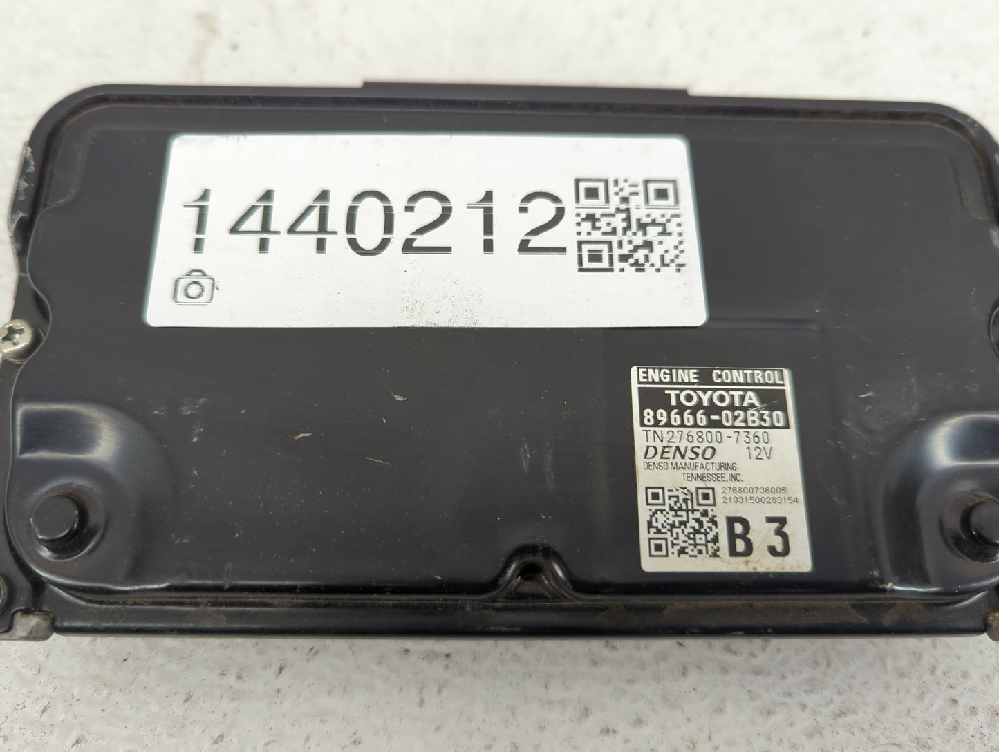 2021 Toyota Corolla PCM Engine Control Computer ECU ECM PCU OEM P/N:89666-02B30 276800-7360 Fits OEM Used Auto Parts - Oemus