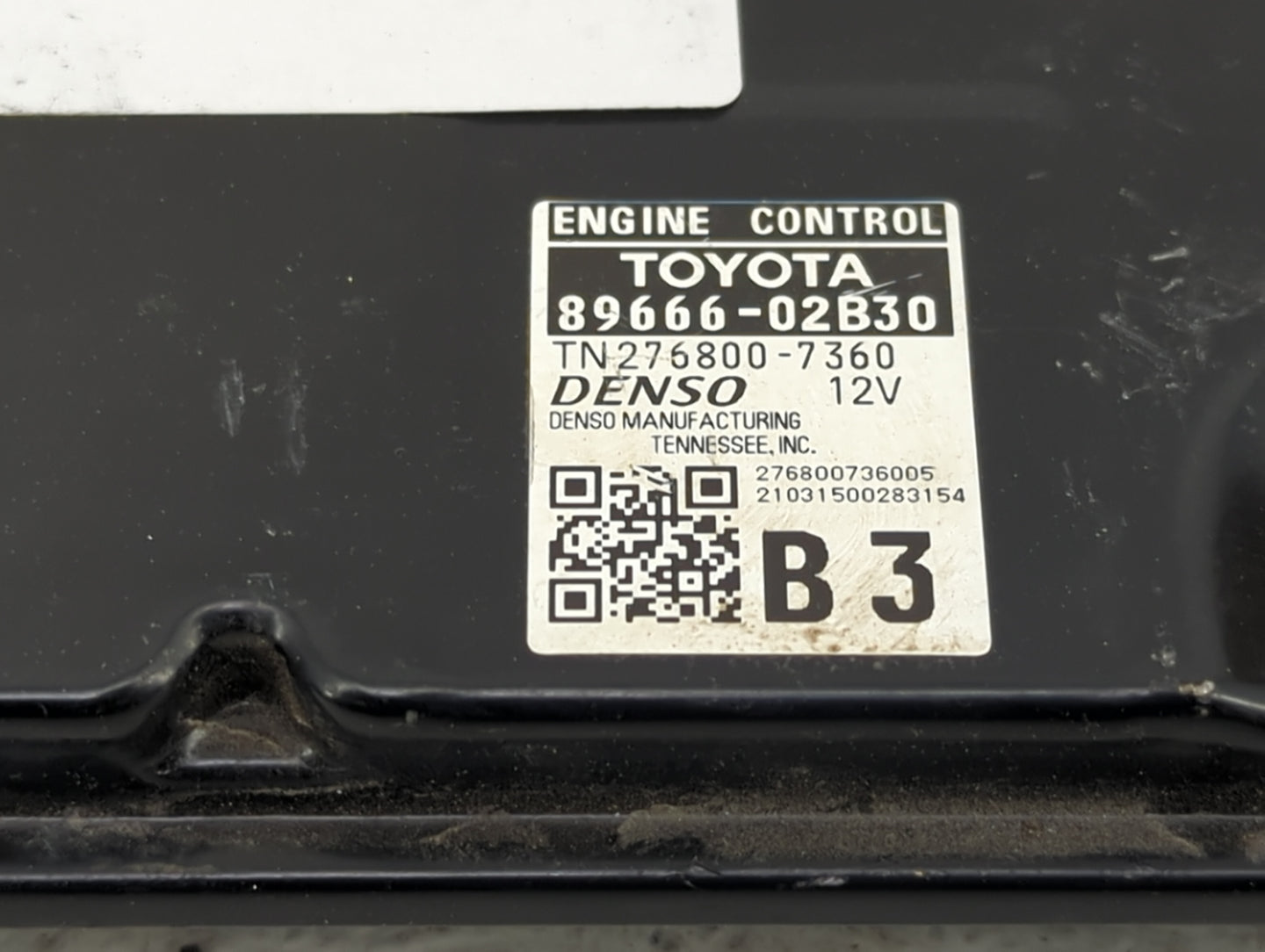 2021 Toyota Corolla PCM Engine Control Computer ECU ECM PCU OEM P/N:89666-02B30 276800-7360 Fits OEM Used Auto Parts - Oemus