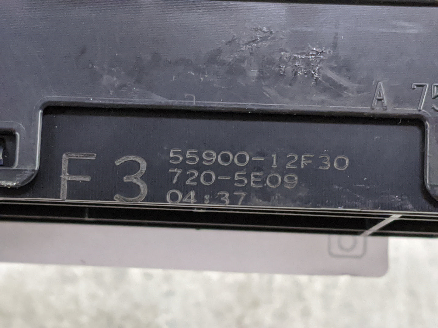2021 Toyota Corolla Climate Control Module Temperature AC/Heater Replacement P/N:55900-12F30 720-5E09 Fits OEM Used Auto Par