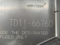 2020-2022 Toyota Corolla Fusebox Fuse Box Panel Relay Module P/N:TD11-66760 Fits Fits 2020 2021 2022 OEM Used Auto Parts - O