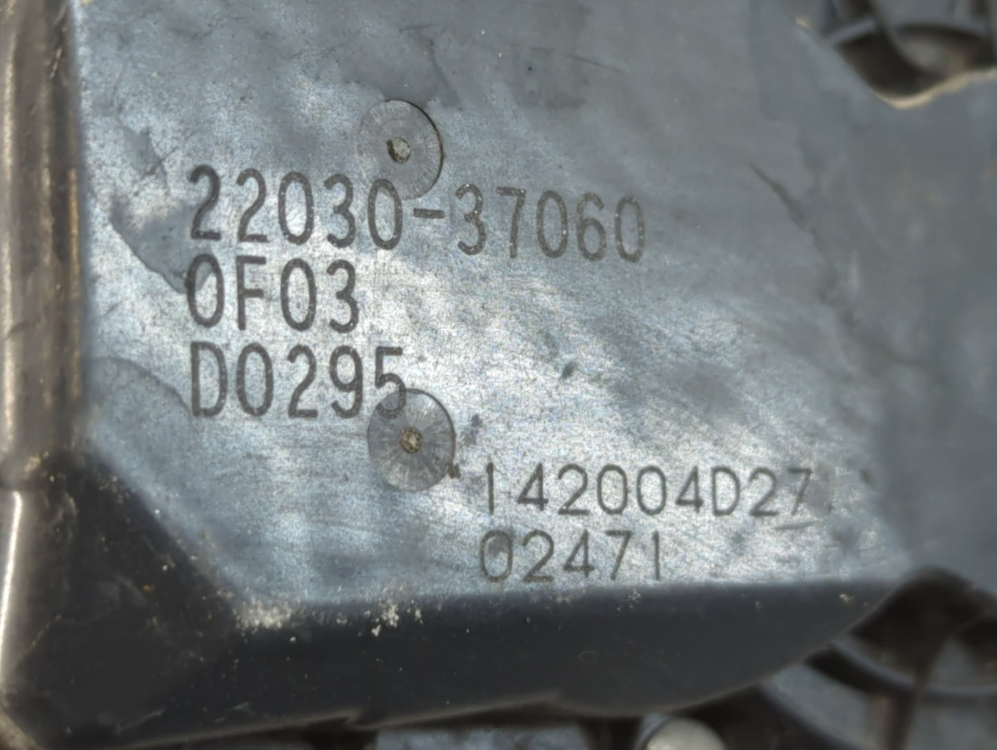 2021 Toyota Corolla Throttle Body P/N:22030-37060 Fits OEM Used Auto Parts - Oemusedautoparts1.com