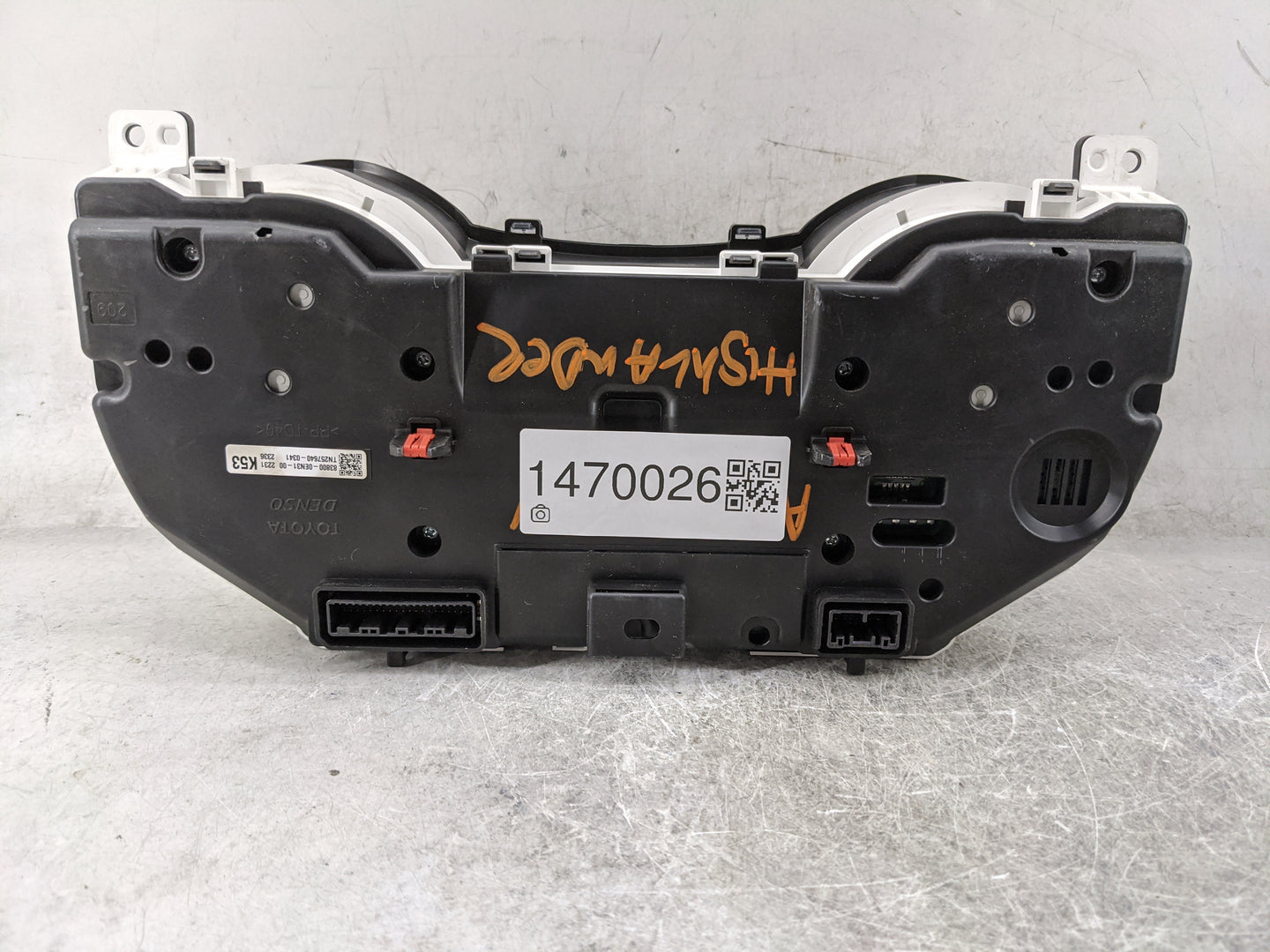 2021 Toyota Highlander Instrument Cluster Speedometer Gauges P/N:83800-0EN31-00 TN257640-0341 Miles:92K Fits OEM Used Auto P