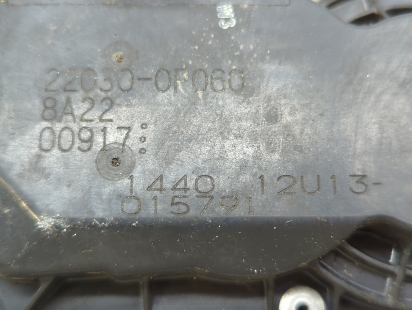2017-2022 Toyota Highlander Throttle Body P/N:22030-0P060 Fits Fits 2016 2017 2018 2019 2020 2021 2022 OEM Used Auto Parts -