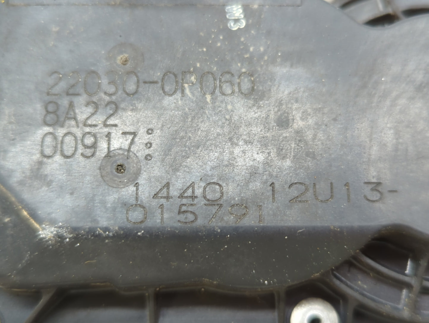 2017-2022 Toyota Highlander Throttle Body P/N:22030-0P060 Fits Fits 2016 2017 2018 2019 2020 2021 2022 OEM Used Auto Parts -