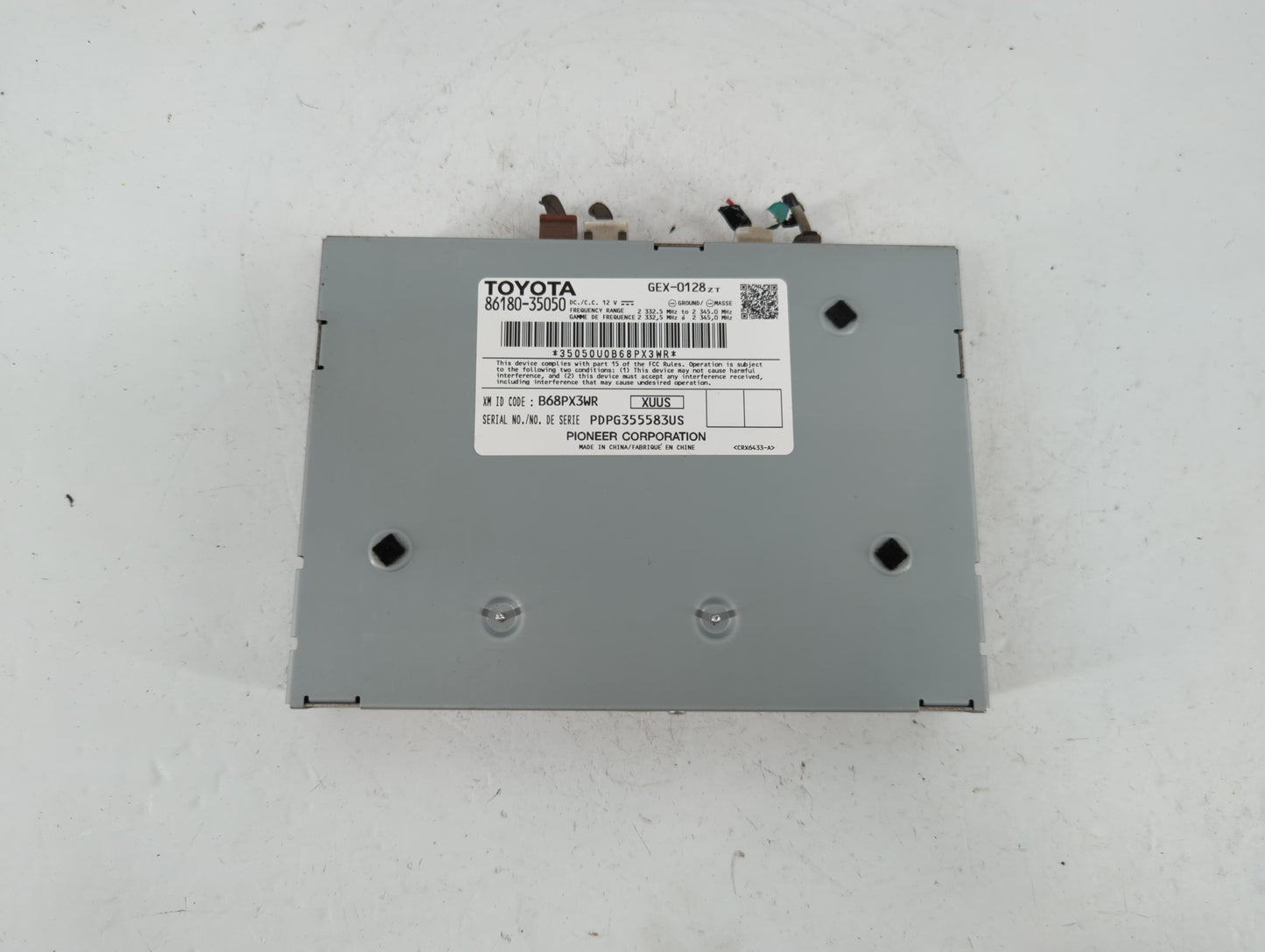 2020-2022 Toyota Prius Radio AM FM Cd Player Receiver Replacement P/N:86180-35050 Fits Fits 2020 2021 2022 OEM Used Auto Par