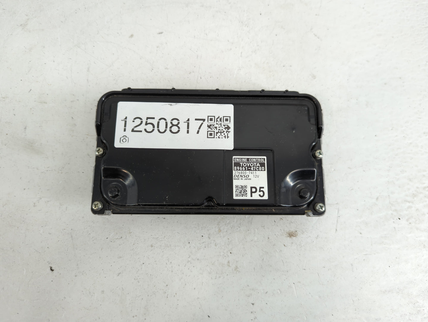 2021-2022 Toyota Prius PCM Engine Control Computer ECU ECM PCU OEM P/N:276800-7411 89661-47C80 Fits Fits 2021 2022 OEM Used 