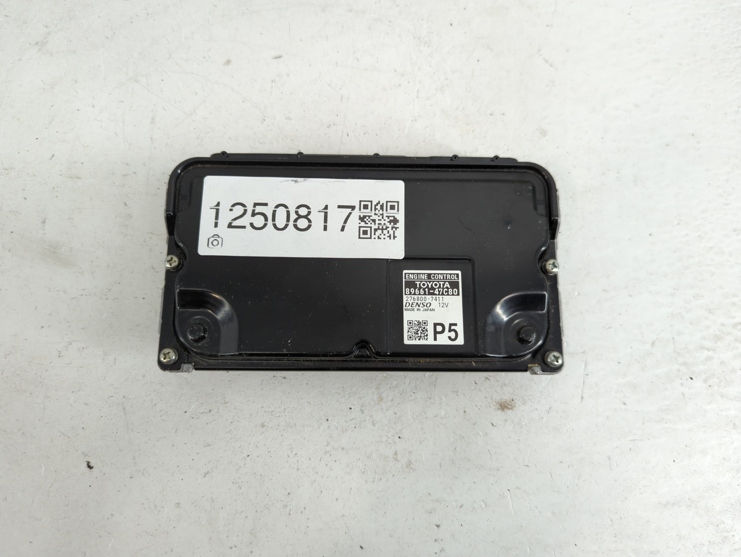 2021-2022 Toyota Prius PCM Engine Control Computer ECU ECM PCU OEM P/N:276800-7411 89661-47C80 Fits Fits 2021 2022 OEM Used 