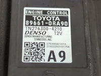 2021 Toyota Rav4 PCM Engine Control Computer ECU ECM PCU OEM P/N:TN276300-4210 89661-0RA90 Fits OEM Used Auto Parts - Oemuse
