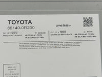 2019-2021 Toyota Rav4 Radio AM FM Cd Player Receiver Replacement P/N:86140-0R230 86140-0R350 Fits Fits 2019 2020 2021 OEM Us