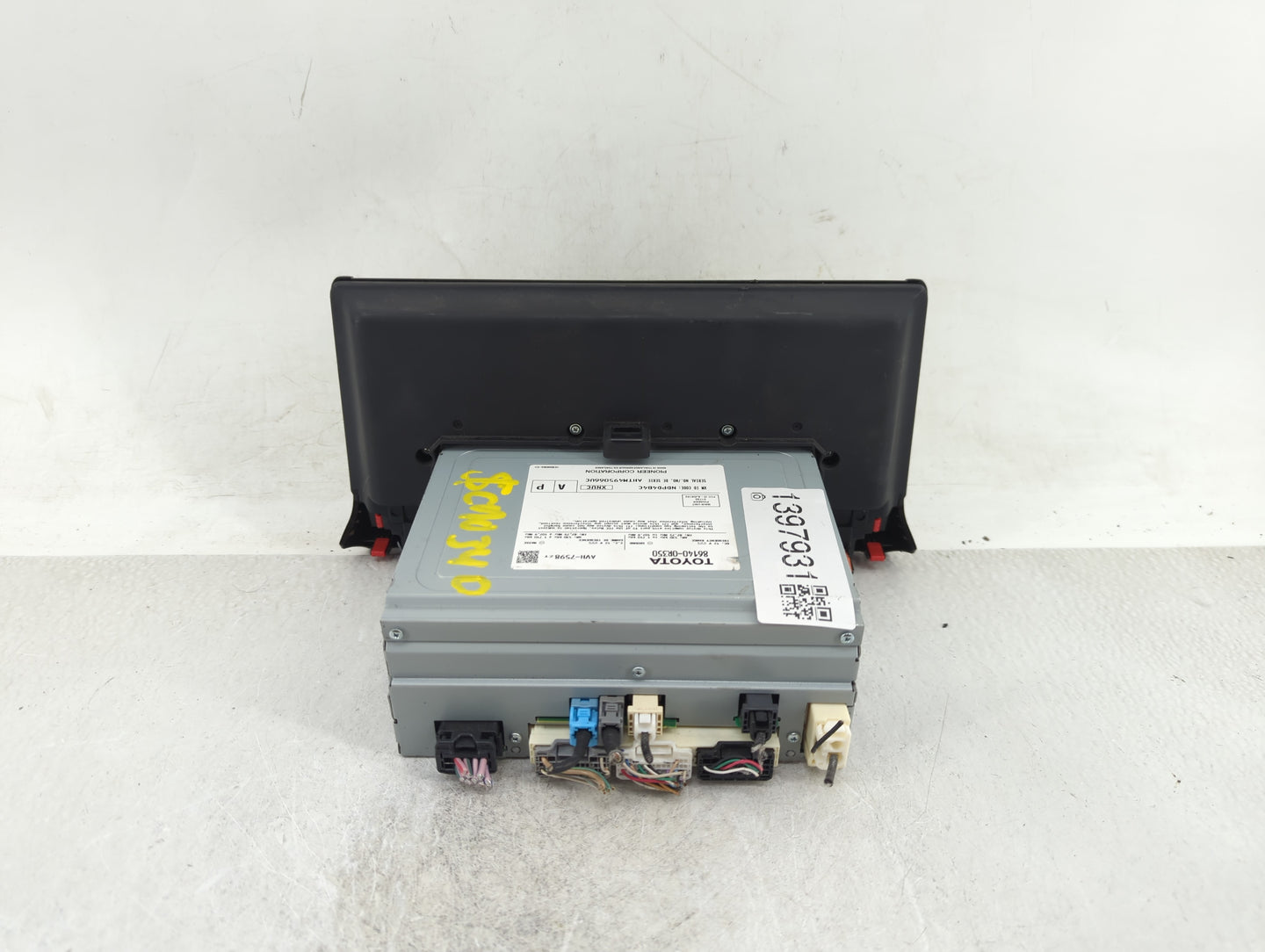2019-2021 Toyota Rav4 Radio AM FM Cd Player Receiver Replacement P/N:86140-0R350 Fits Fits 2019 2020 2021 OEM Used Auto Part