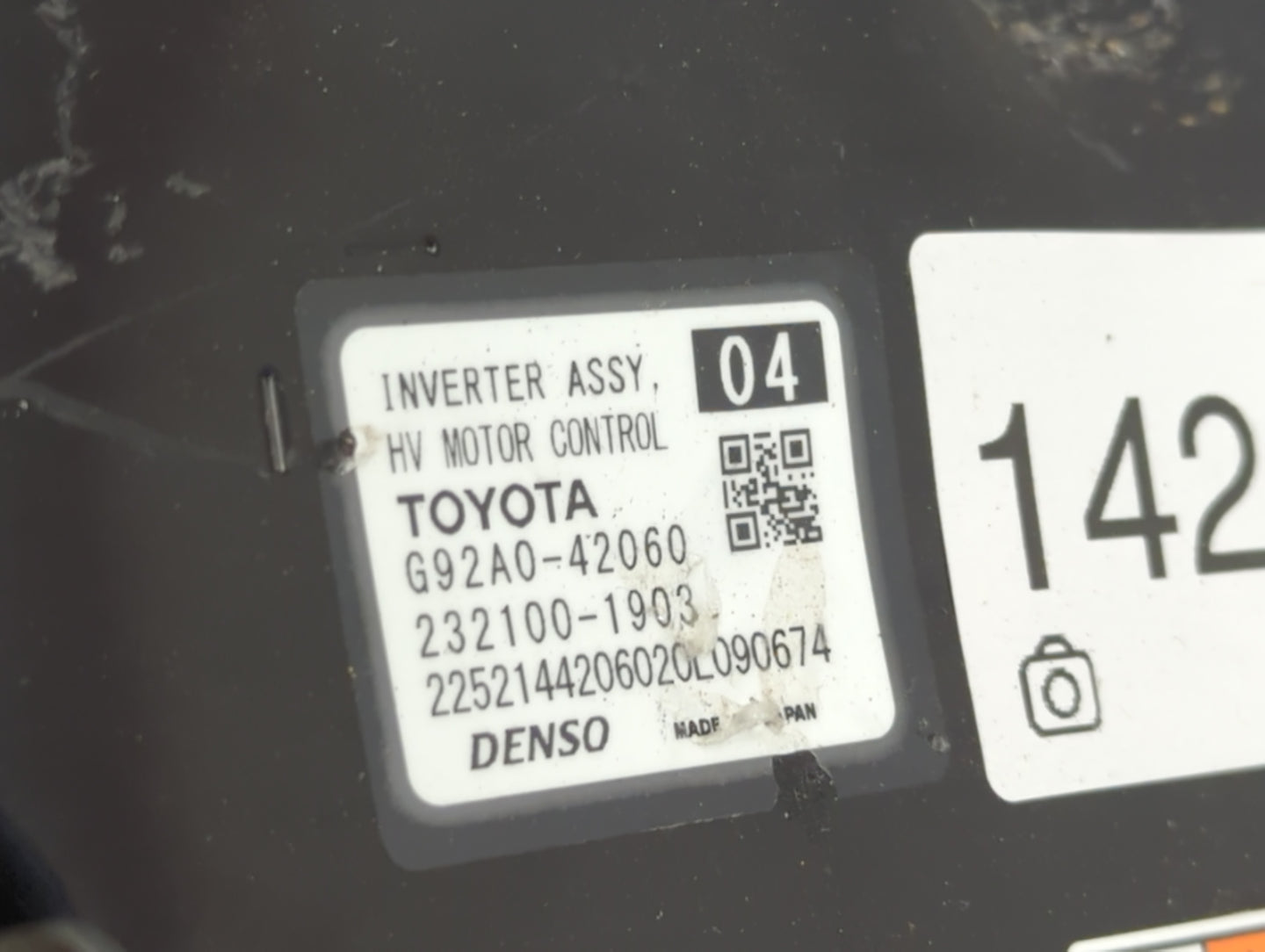 2019-2022 Toyota Rav4 Hybrid DC Synergy Drive Power Inverter P/N:232100-1903 G92A0-42060 Fits Fits 2018 2019 2020 2021 2022 