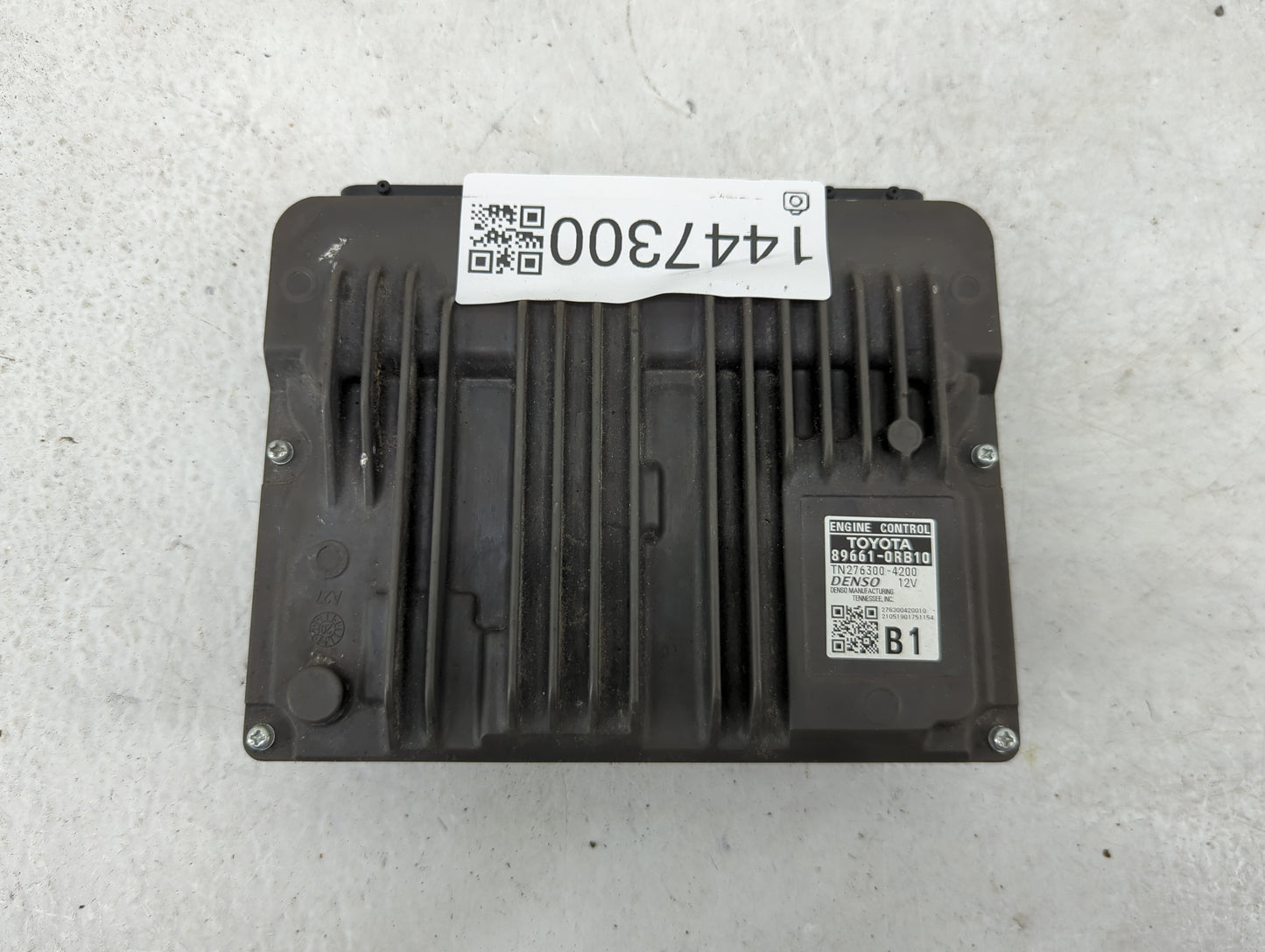 2021 Toyota Rav4 PCM Engine Control Computer ECU ECM PCU OEM P/N:89661-0RB10 Fits OEM Used Auto Parts - Oemusedautoparts1.co