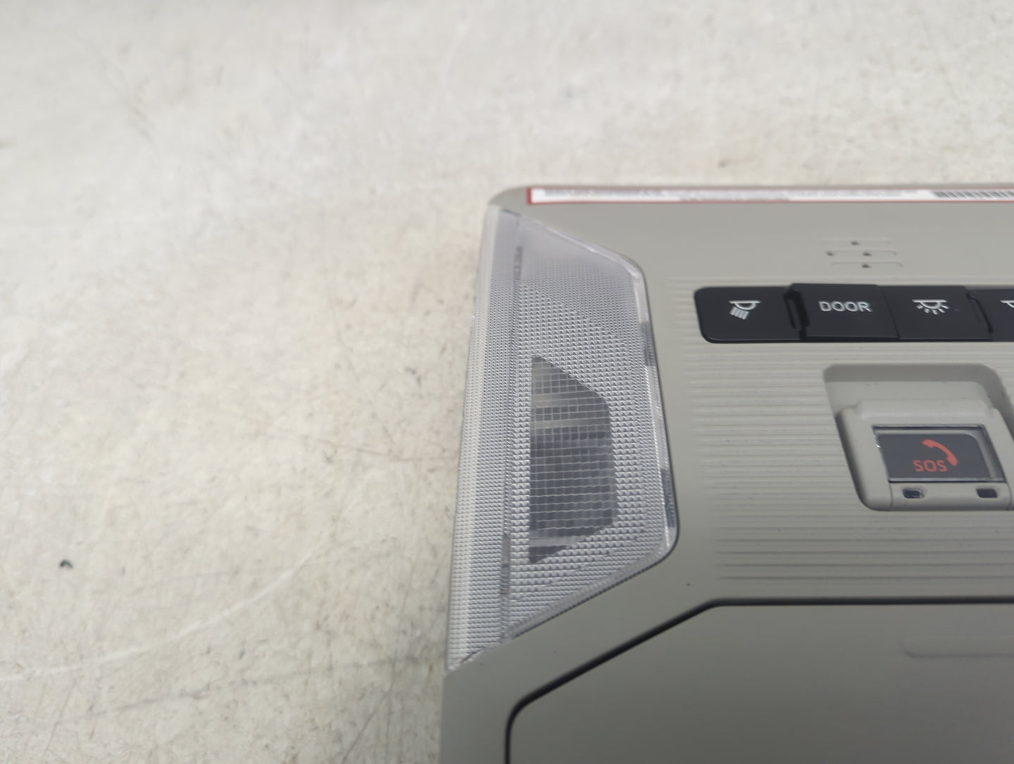 2019-2022 Toyota Rav4 Overhead Roof Console Gray - Oemusedautoparts1.com